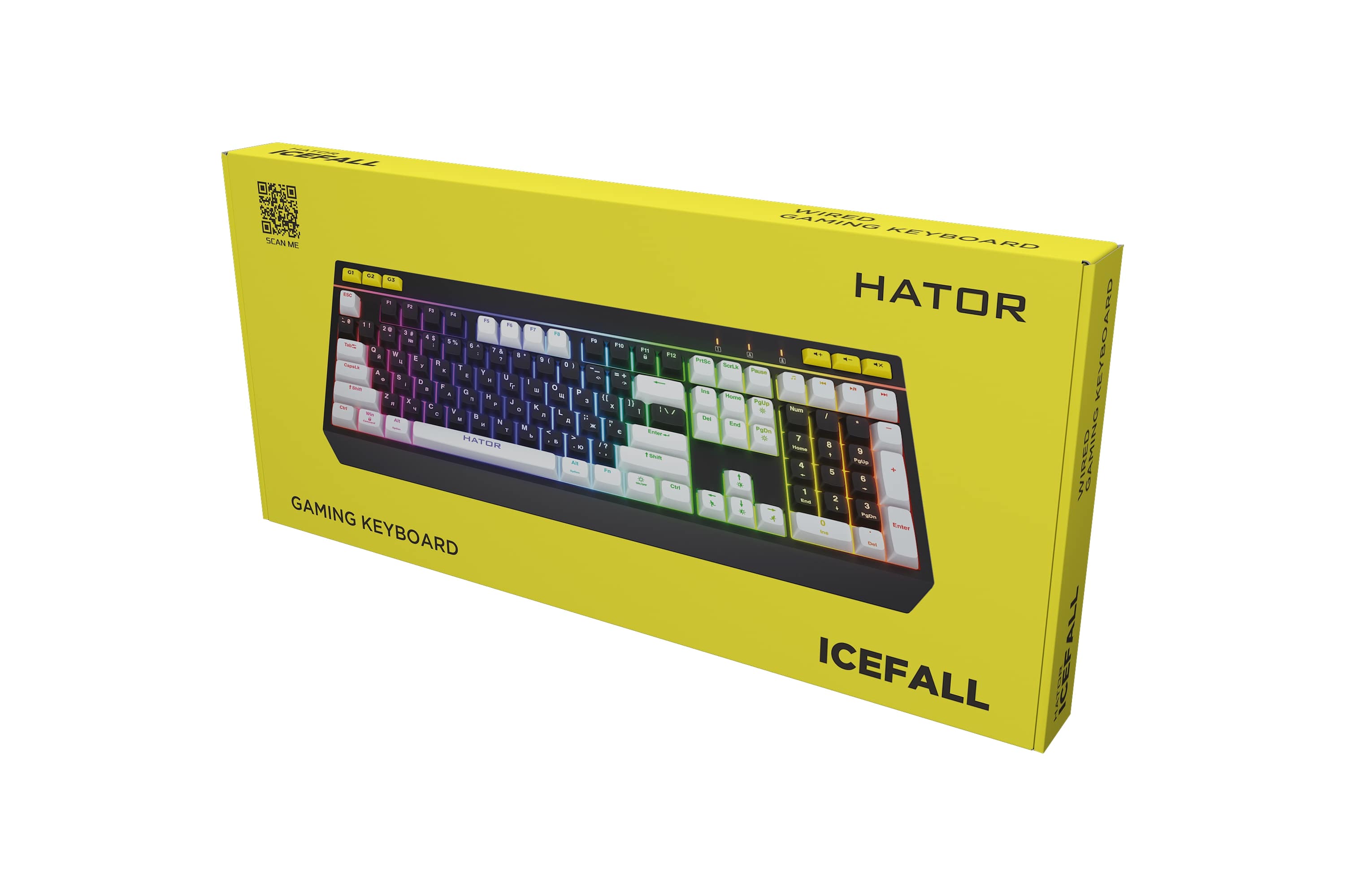 Клавіатура Hator Icefall Black (HTK400UA)